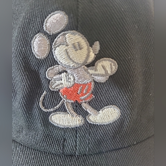 Disney Mickey & Friends Hat Cap Black Mickey Mouse Adjustable Adult Gorpcore - Picture 2 of 6